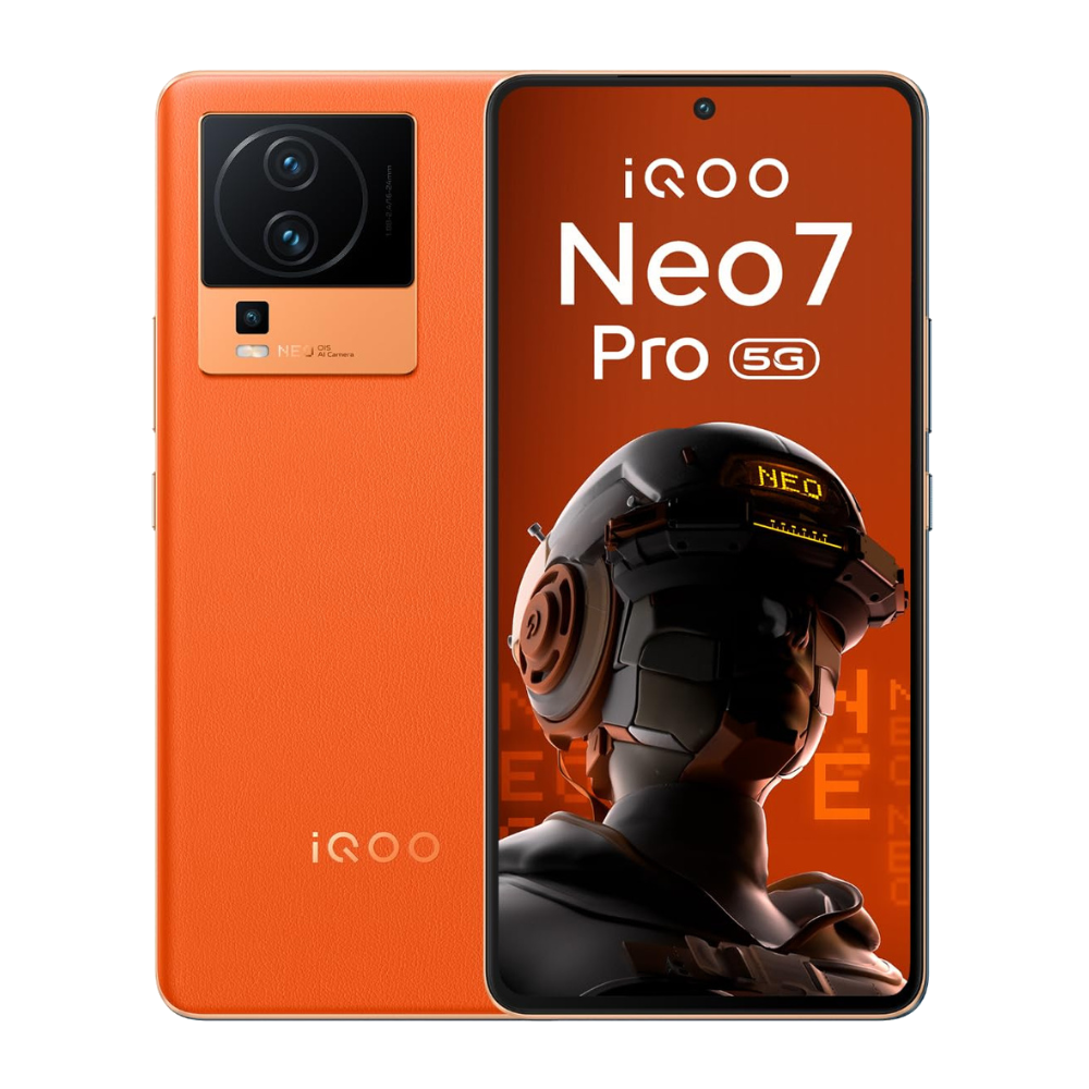 iQOO Neo 7 Pro Fearless Flame Front and Back