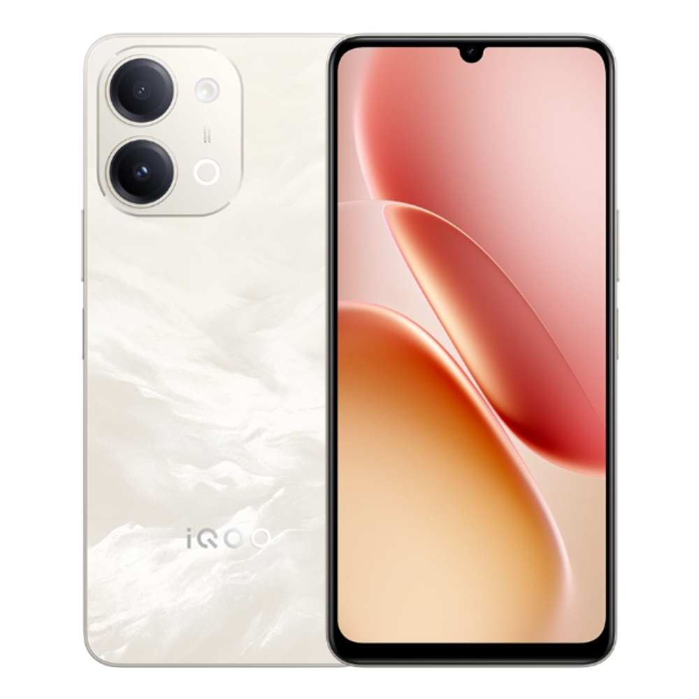 iQOO Z11i Front and Back in Desert Gold