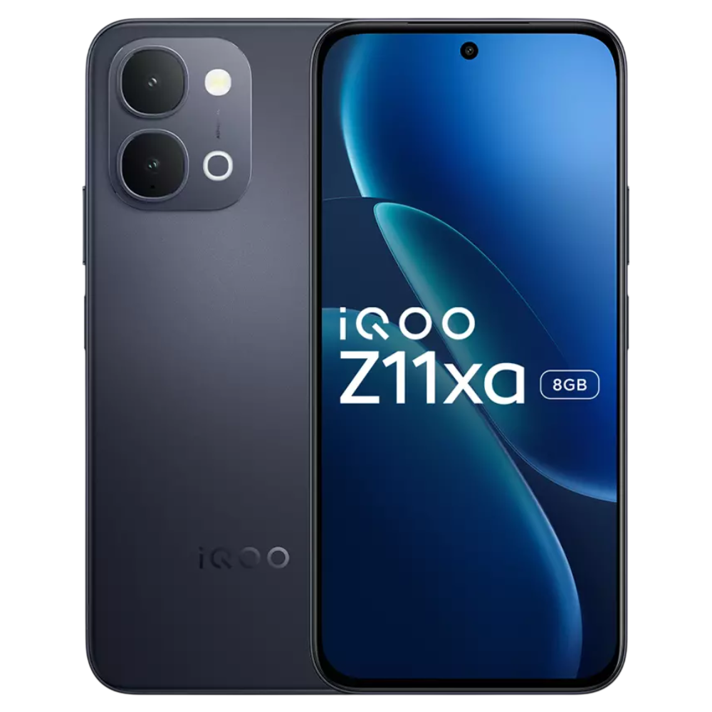 iQOO Z11xa 5G Titan Black Fornt and Black