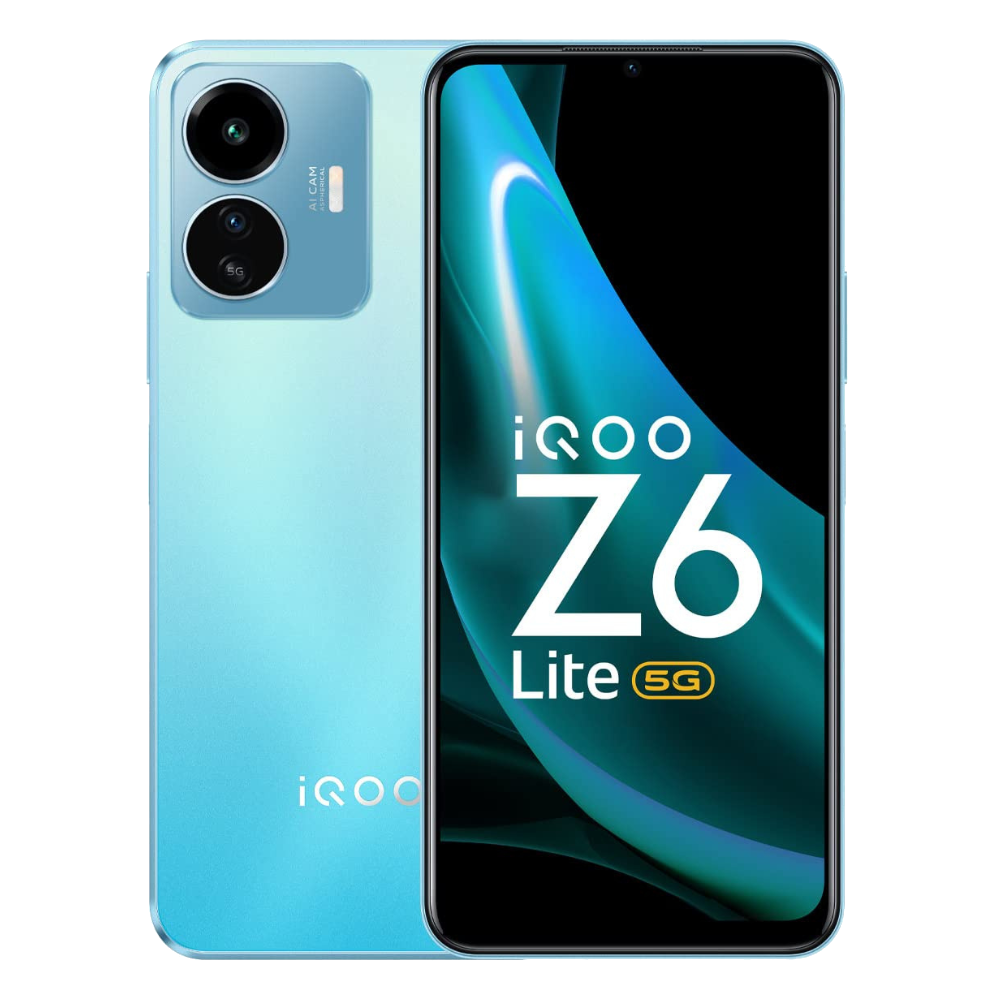 iQOO Z6 Lite Stellar Green Front Back 