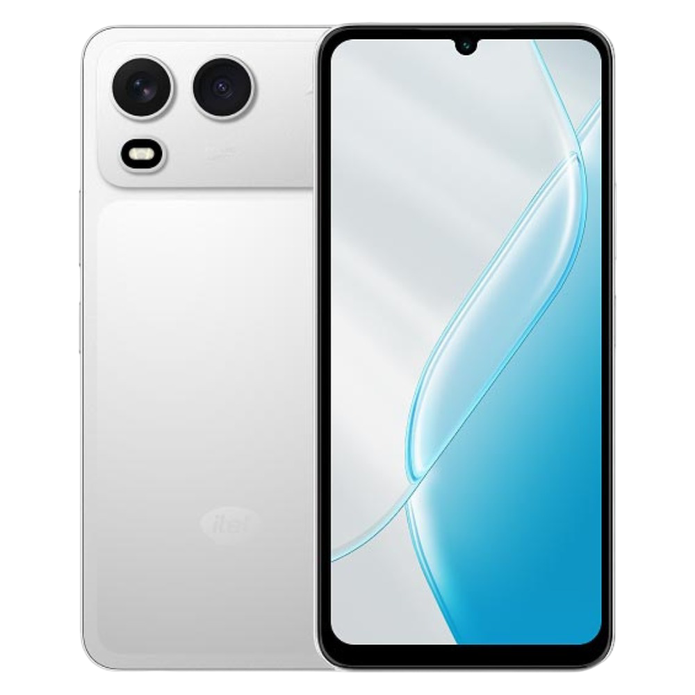 Itel A200 Plus Meteor Titanium Front and Back