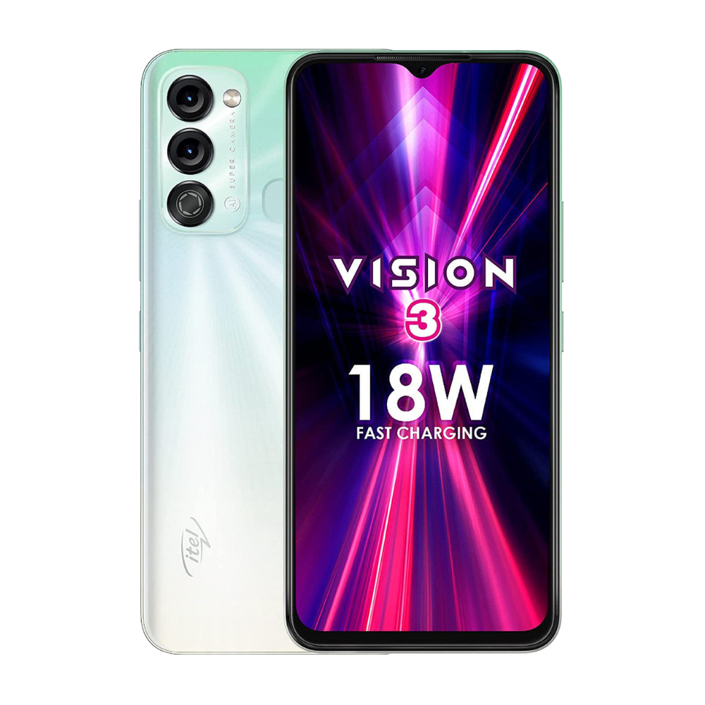 itel Vision 3 Front Back 