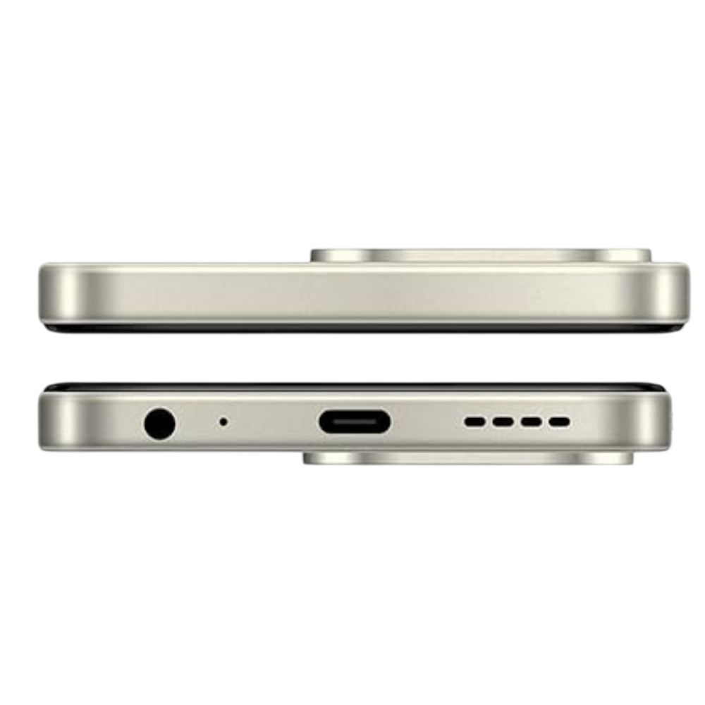 Itel Zeno 100 Titanium Gold Top and Bottom View