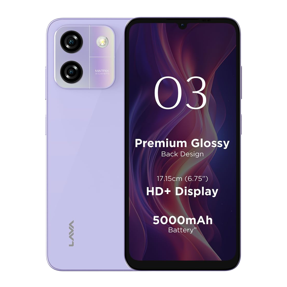 Lava O3 Glossy Lavender Front and Back