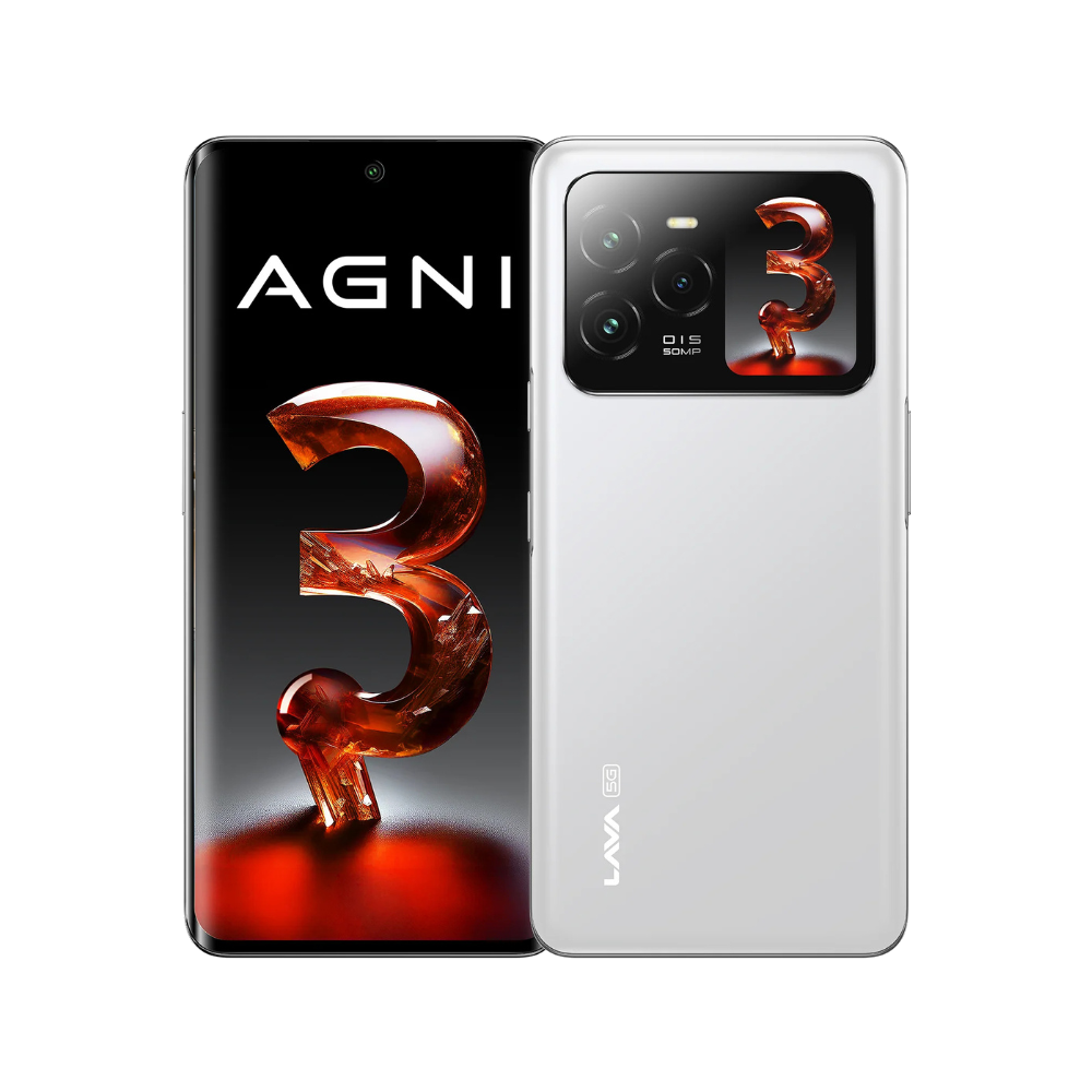 Lava Agni 3 5G Pristine Glass Front and Back