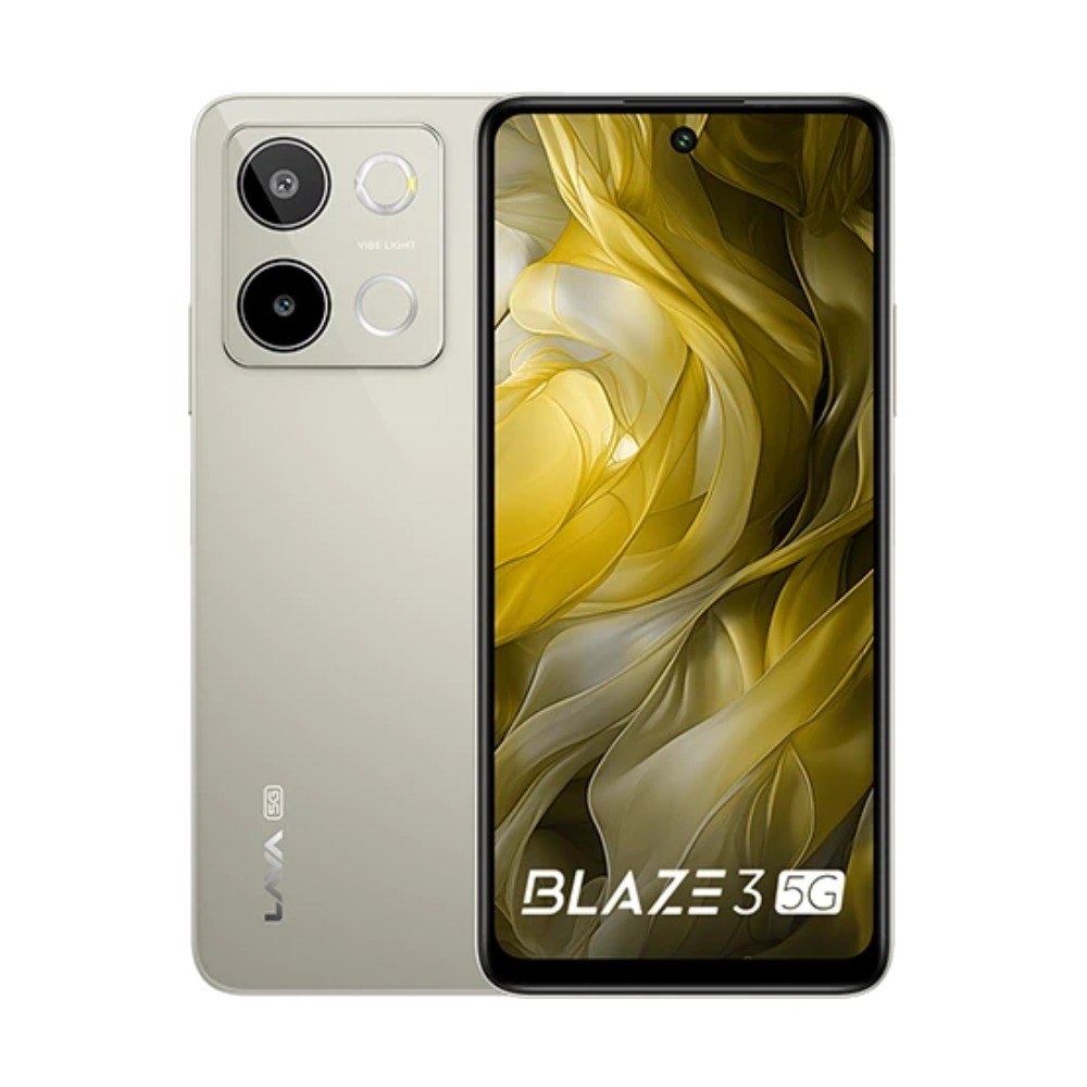 Lava Blaze 3 5G Front Back Glass Gold