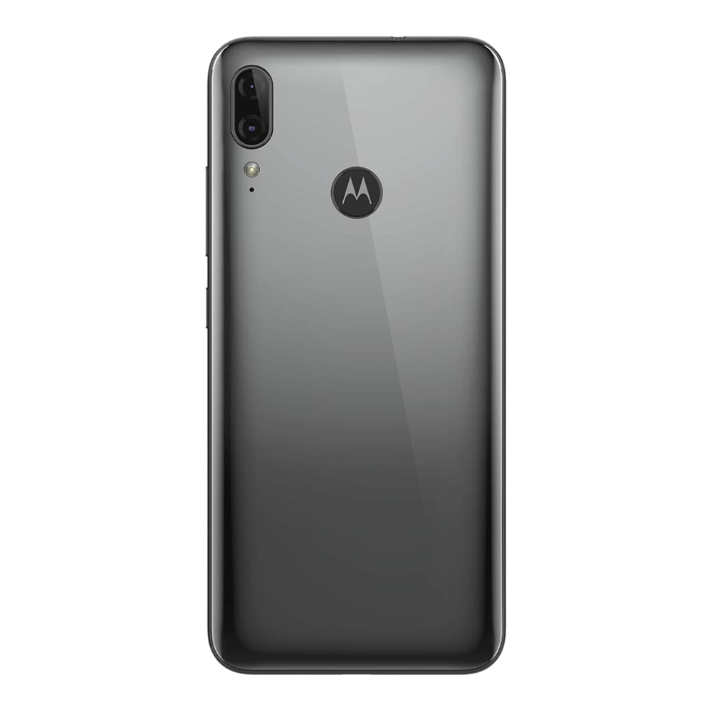 Moto E6 Plus Polished Graphite Back