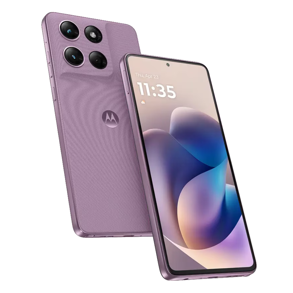 Moto G Stylus 2026 PANTONE  Lavender Mist Front and Back