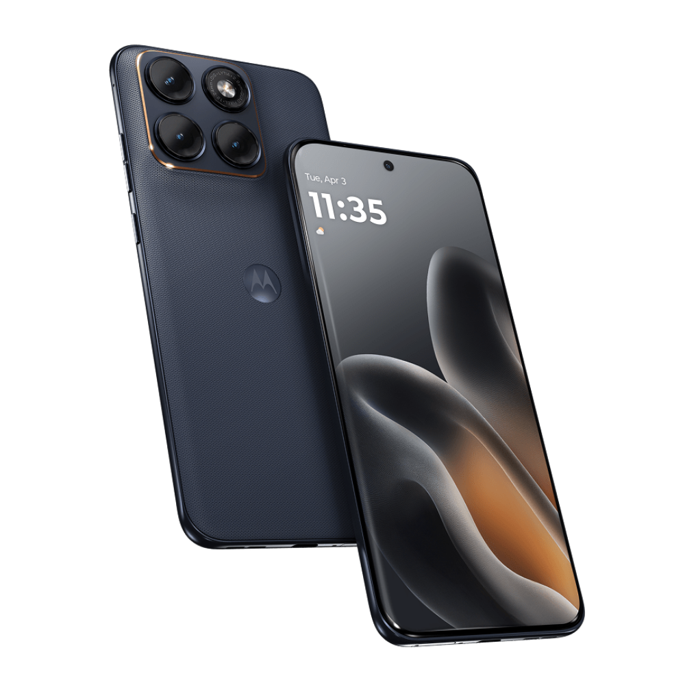 Motorola Edge 70 Fusion Pantone Silhouette Front and Back