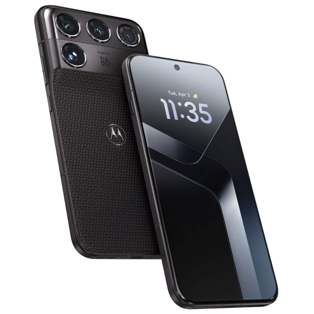 Motorola Signature 27 Pantone Coal Smoke Front and Back