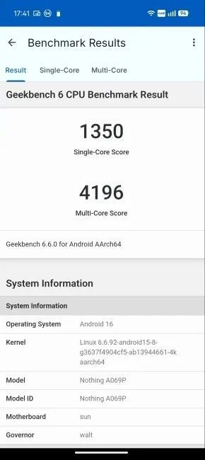 Geekbench 6