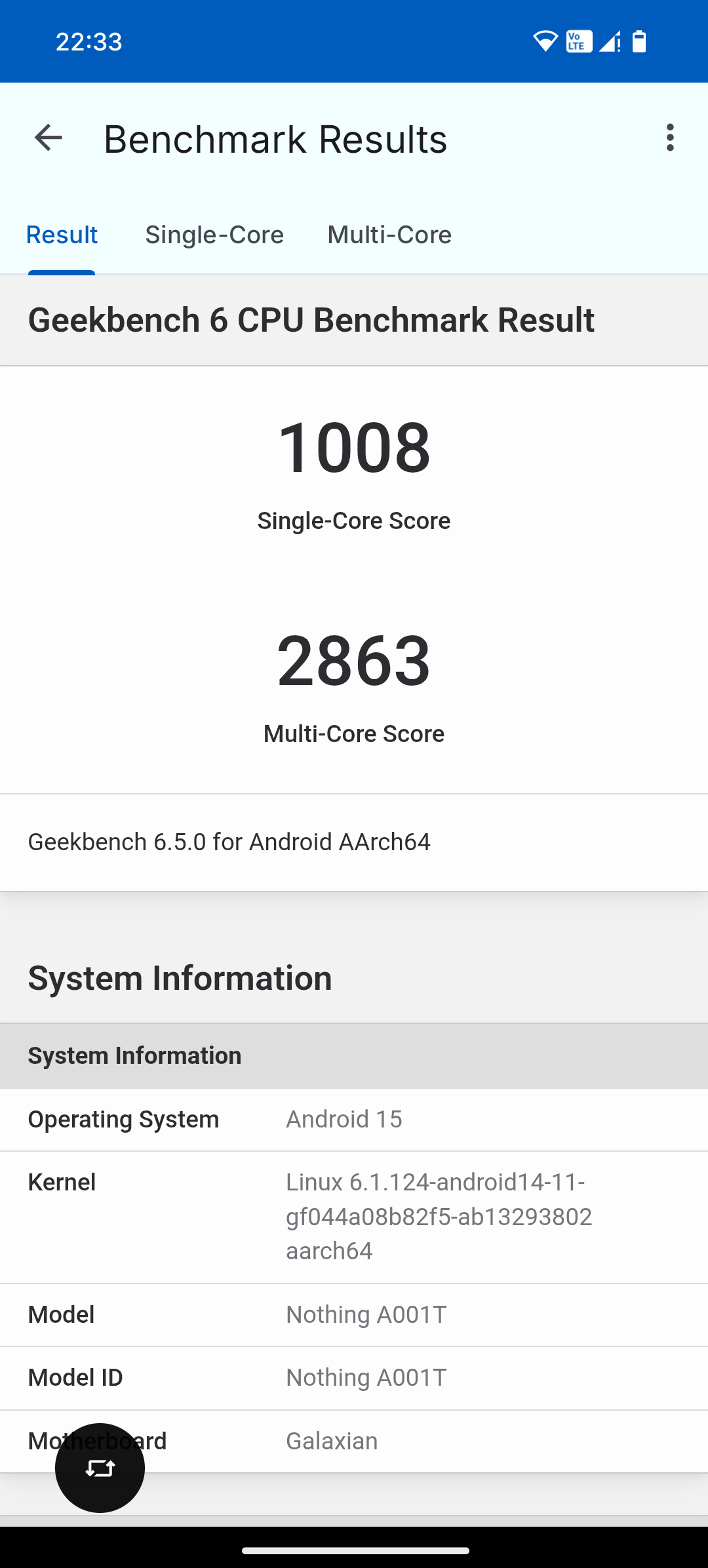 Geekbench 6