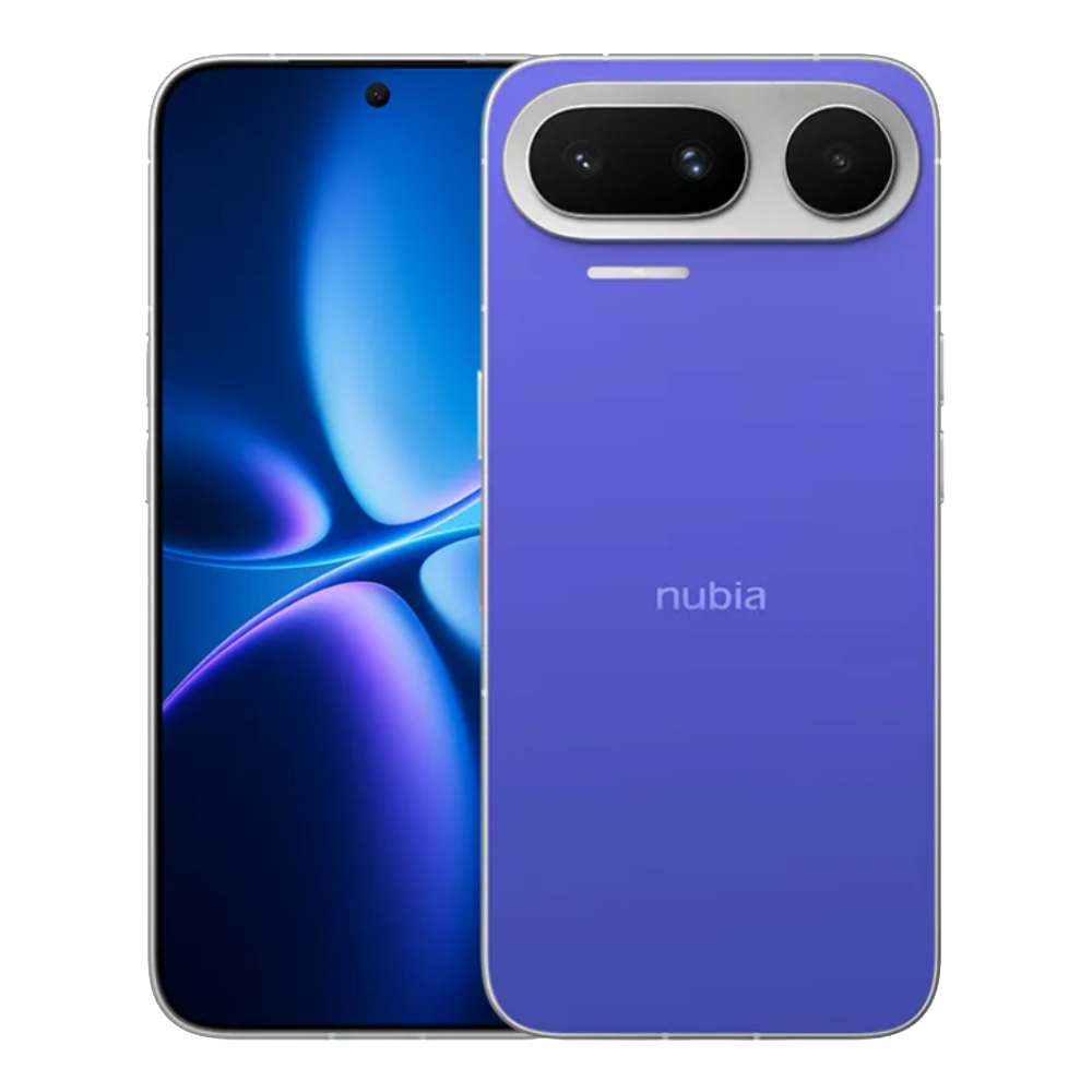 Nubia NaviX Ultra Blue Realm Front and Back View