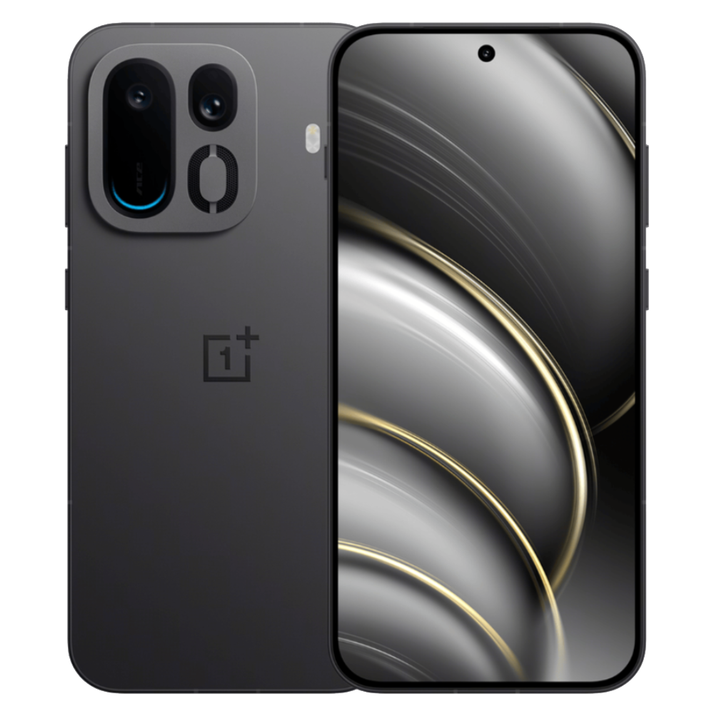 OnePlus Ace 7 Pro Midnight Black Front and Back