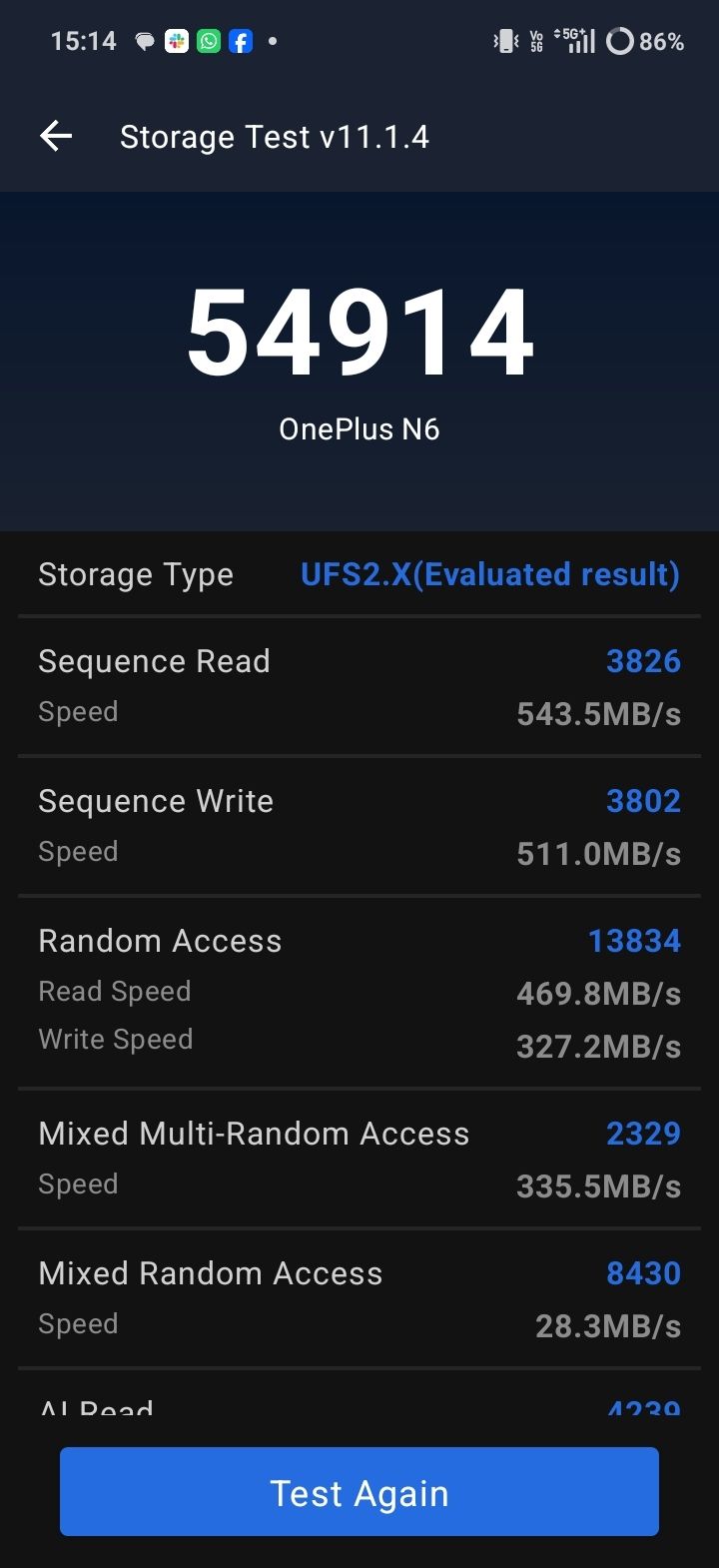 Storage Test
