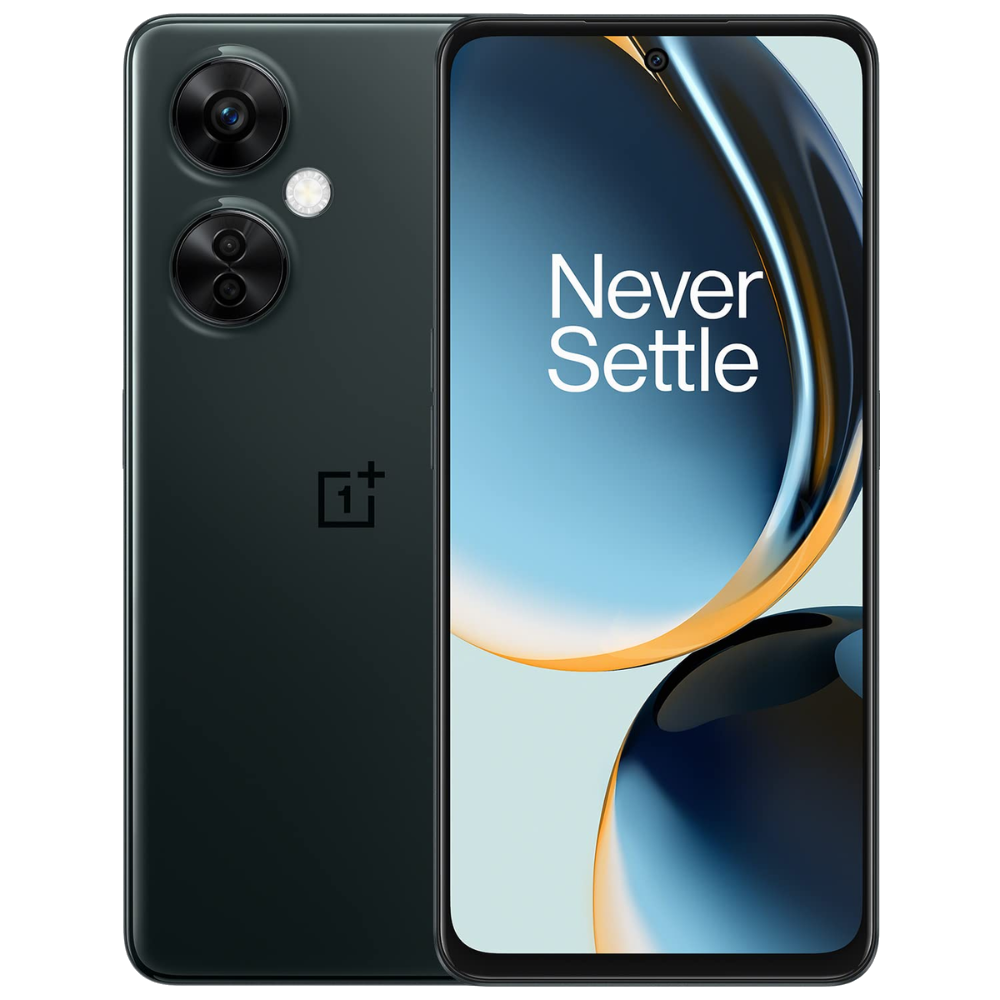 OnePlus Nord CE 3 Lite front and back in Chromatic Gray