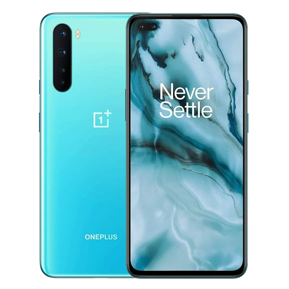 OnePlus Nord front back Blue Marble