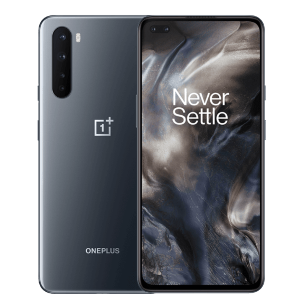 OnePlus Nord front back Gray Onyx