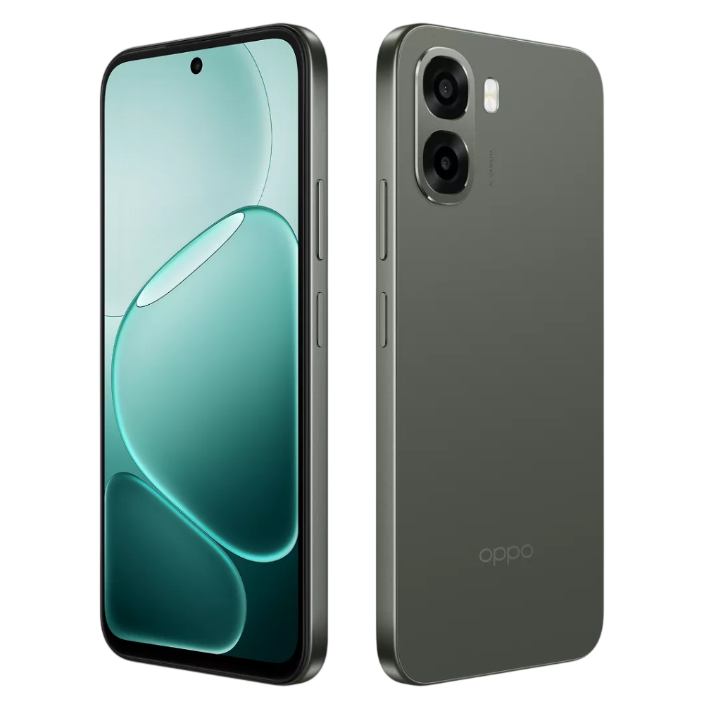 Oppo A6x 5G Front Side and Back View