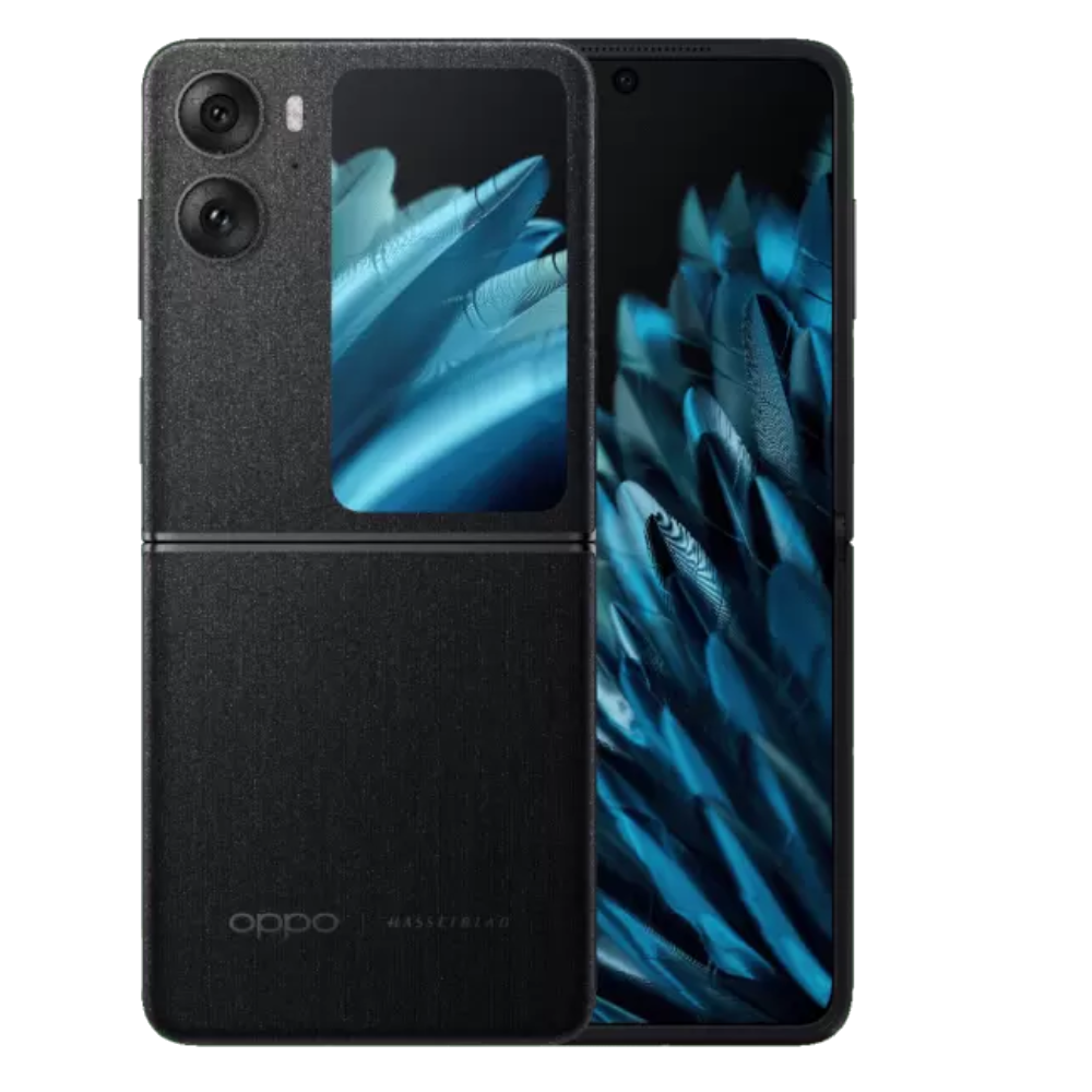 OPPO Find N2 Flip front back Astral Black