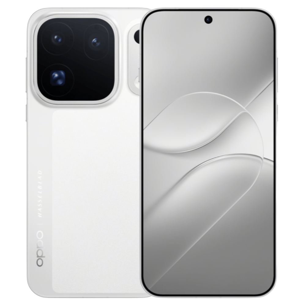 Oppo Find X10 Pro Max Moon White Front and Back
