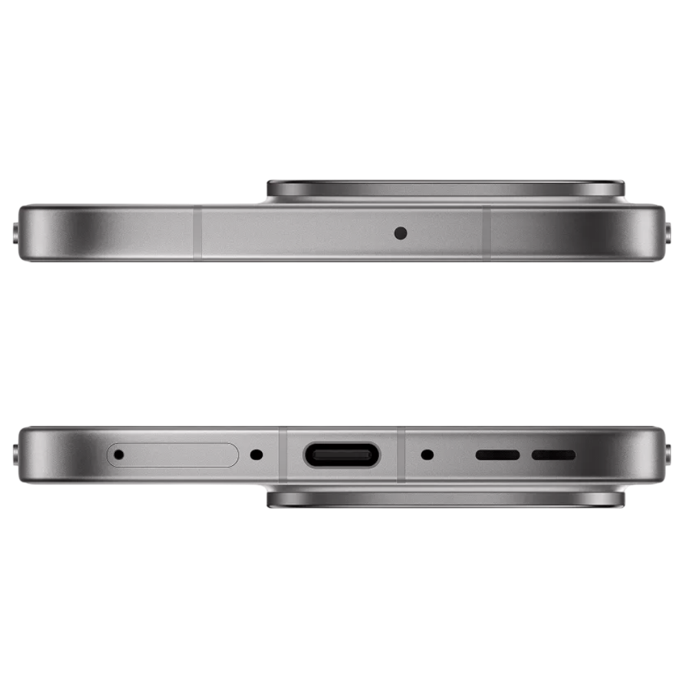 Oppo Find X9 Top and Bottom View