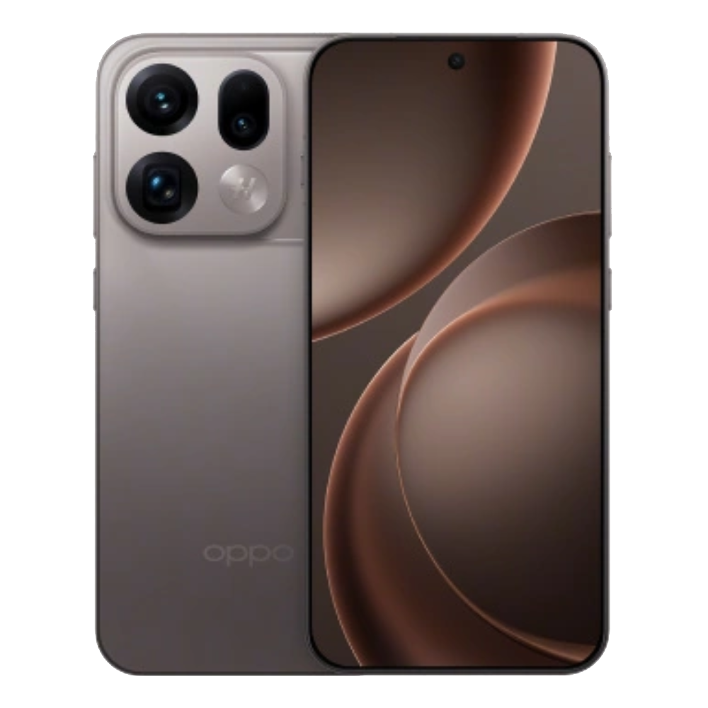Oppo Find X9s Pro front and back Titanium