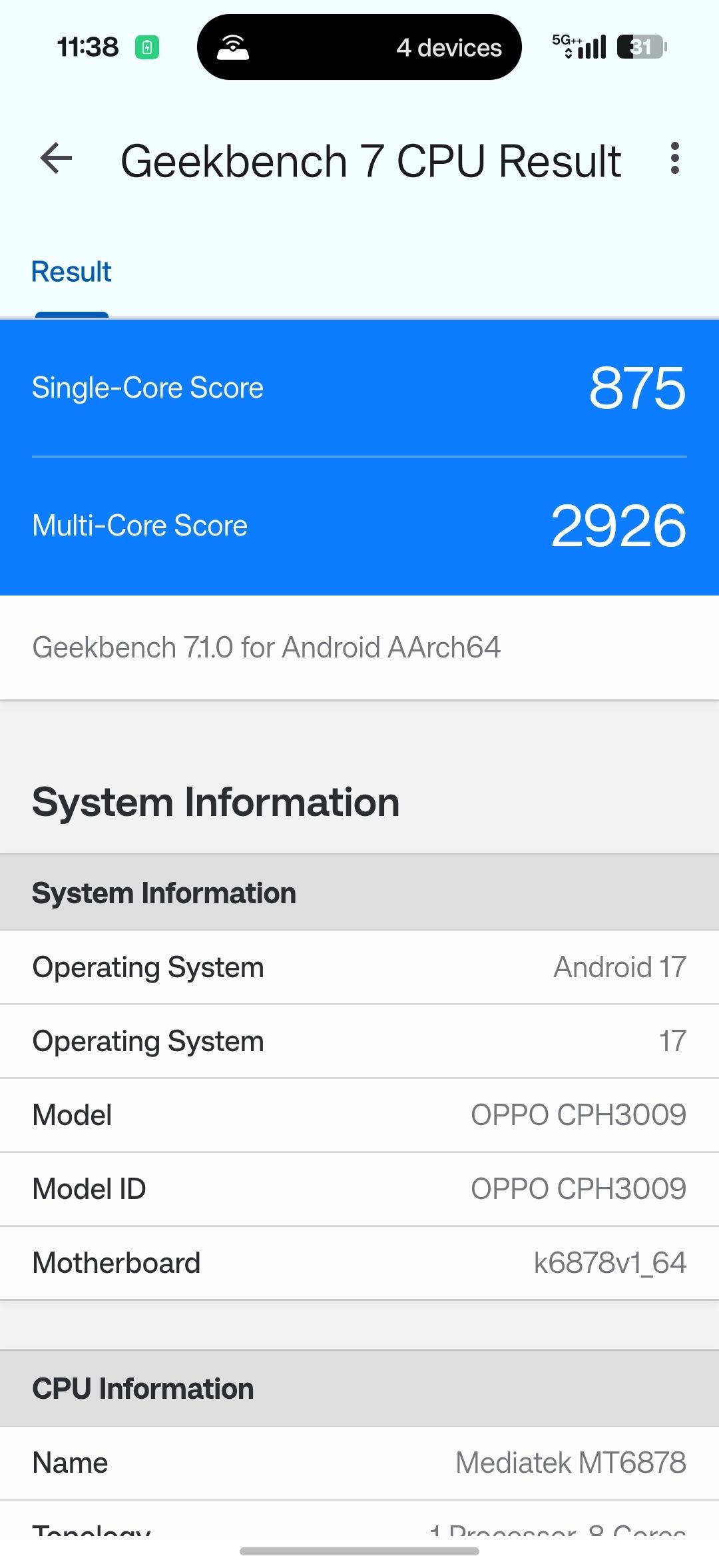 Geekbench 7