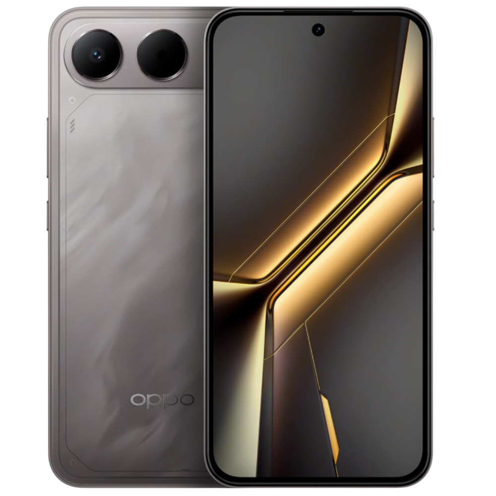 Oppo K15s Shadow Grey Front and Back