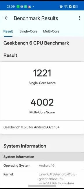 Geekbench 6