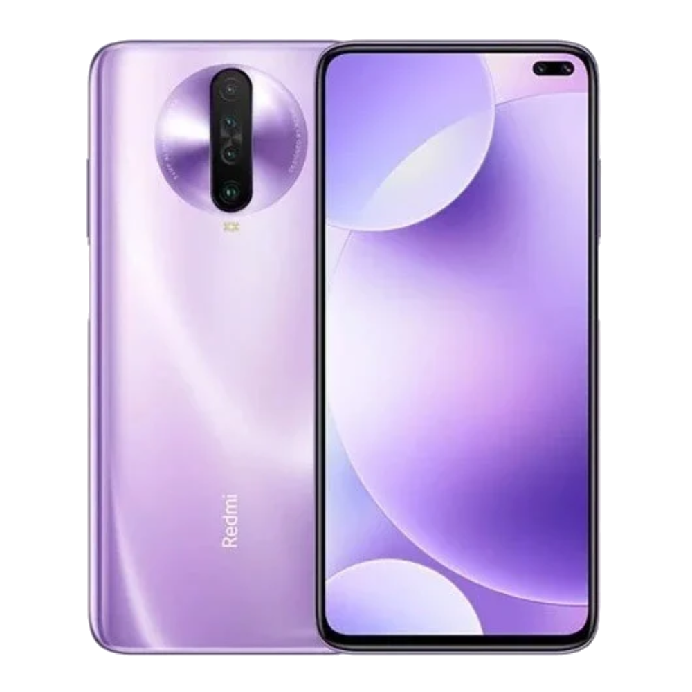 Poco X2 front back Matrix Purple