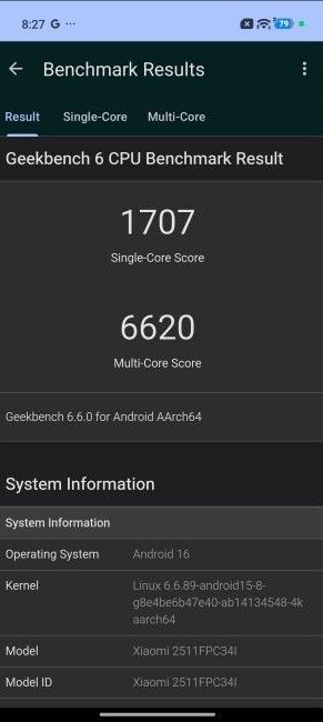 Geekbench 6 Geekbench 6