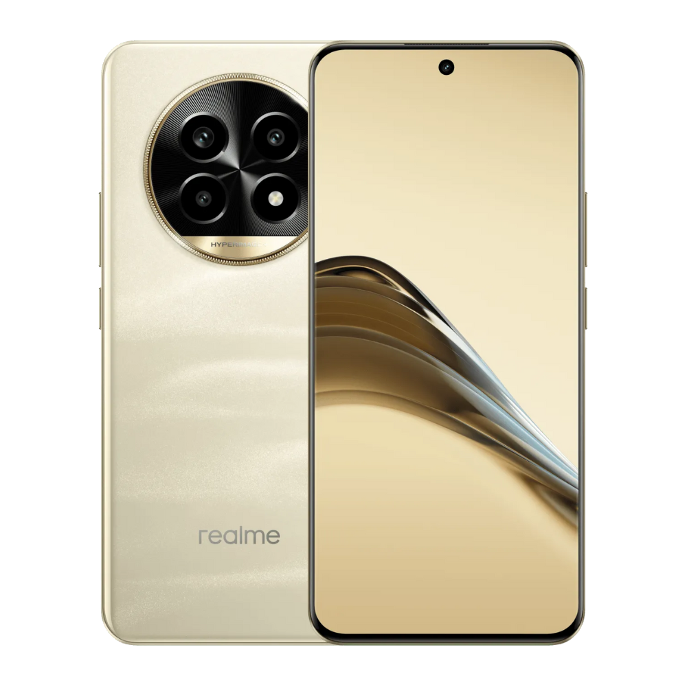 Realme 13 Pro Front and Back Monet Gold