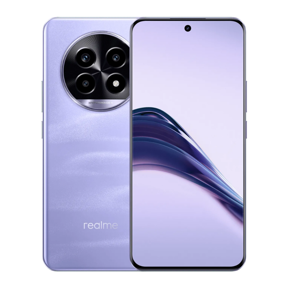 Realme 13 Pro Front and Back Monet Purple