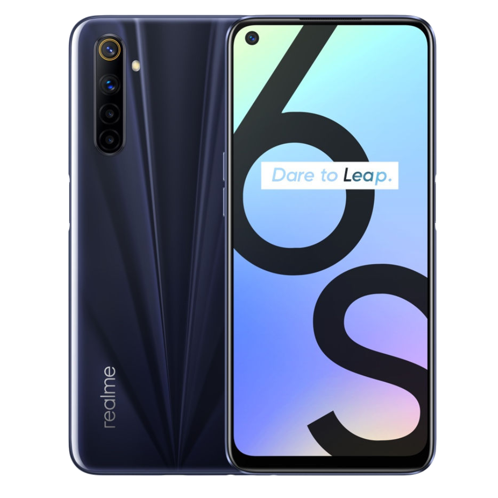 Realme 6S front back Eclipse Black