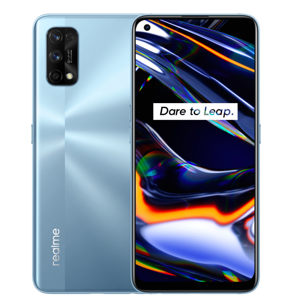 Realme 7 Pro front back Mirror Silver