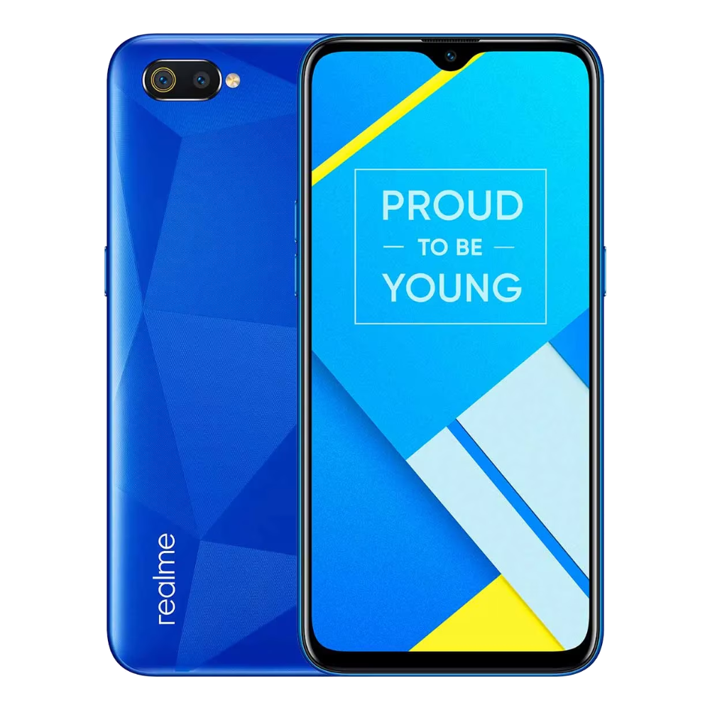 Realme C2 Front Back Diamond Blue