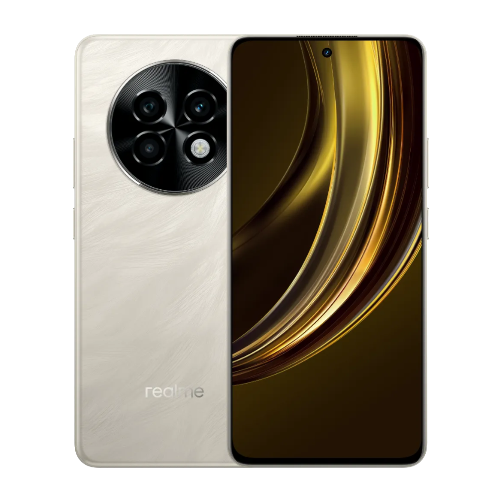 Realme P1 Speed Front and Back Textured Titanium