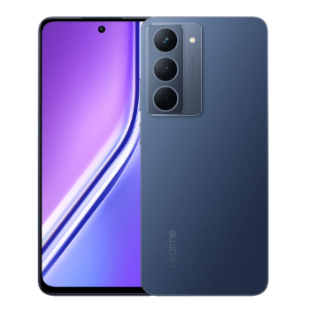 Realme P3x 5G Front and Back Midnight Blue