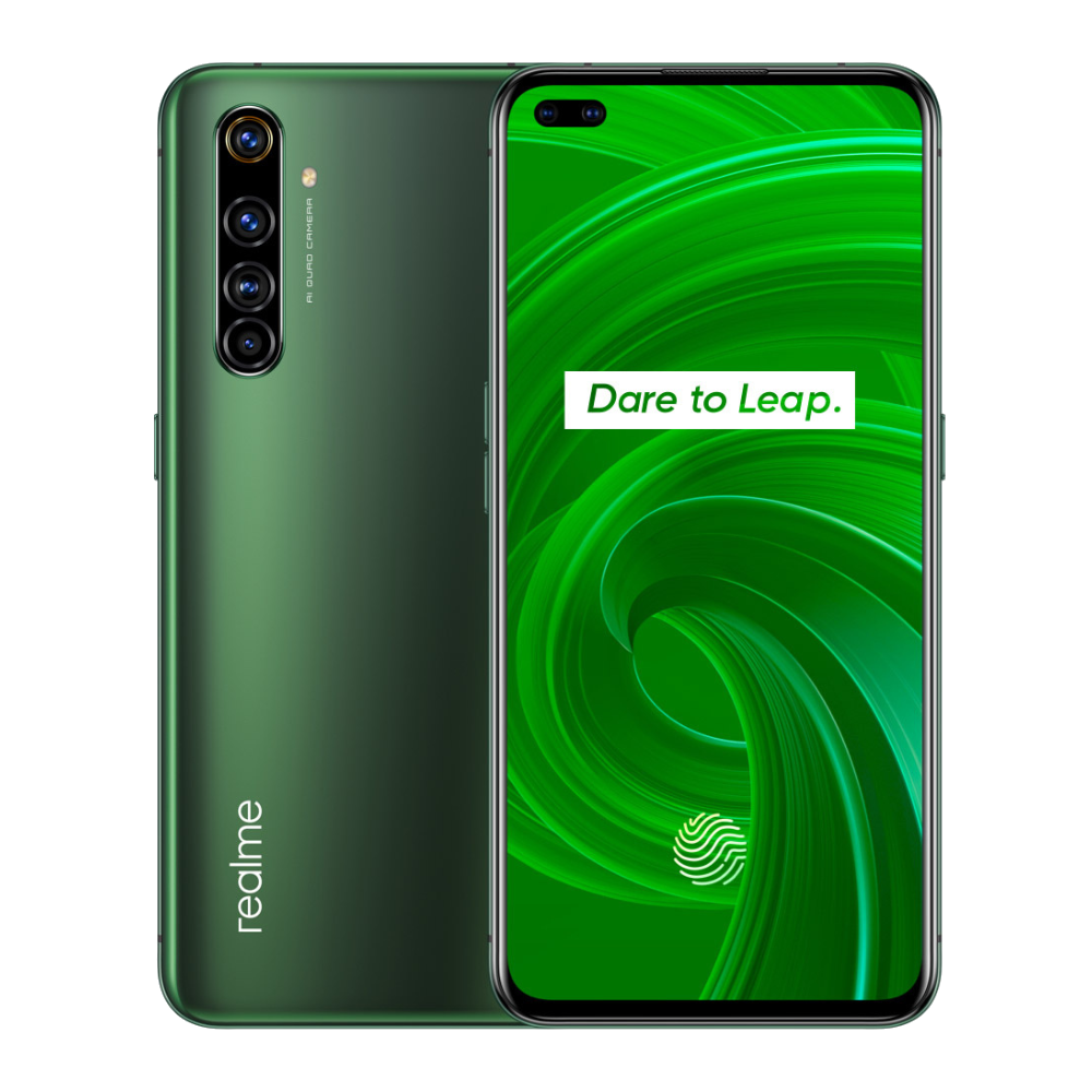 Realme X50 Pro Moss Green Front and Back 