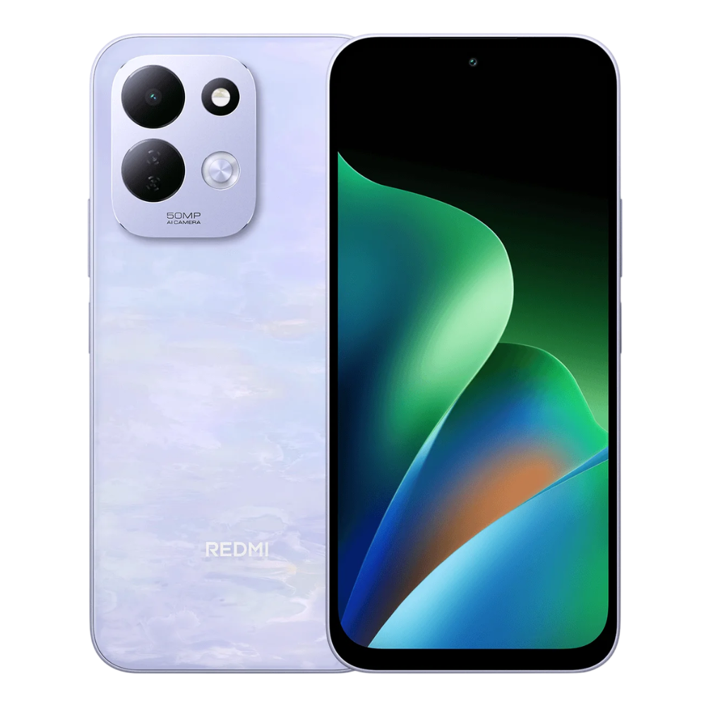 Redmi 17 Front and Back in Lotus Purple