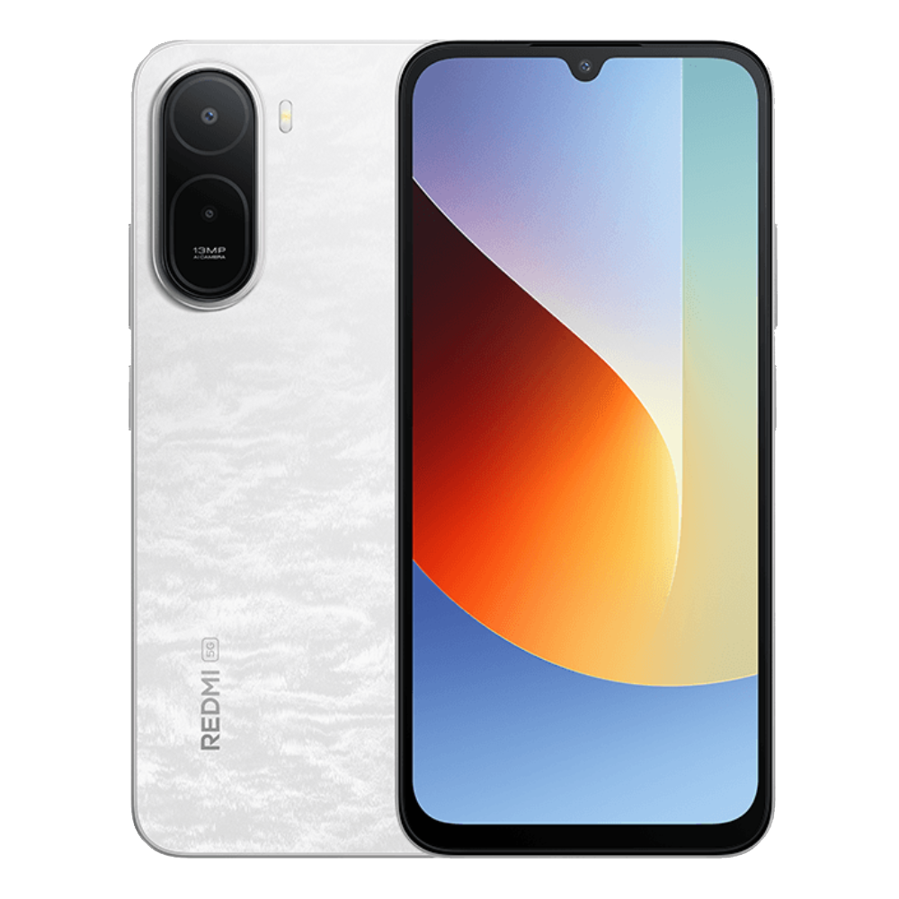 Redmi 17 Front and Back in Feather Mist White