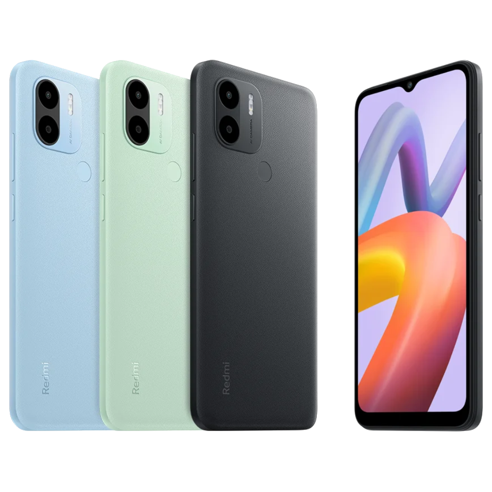 Redmi A2 Plus front and back in