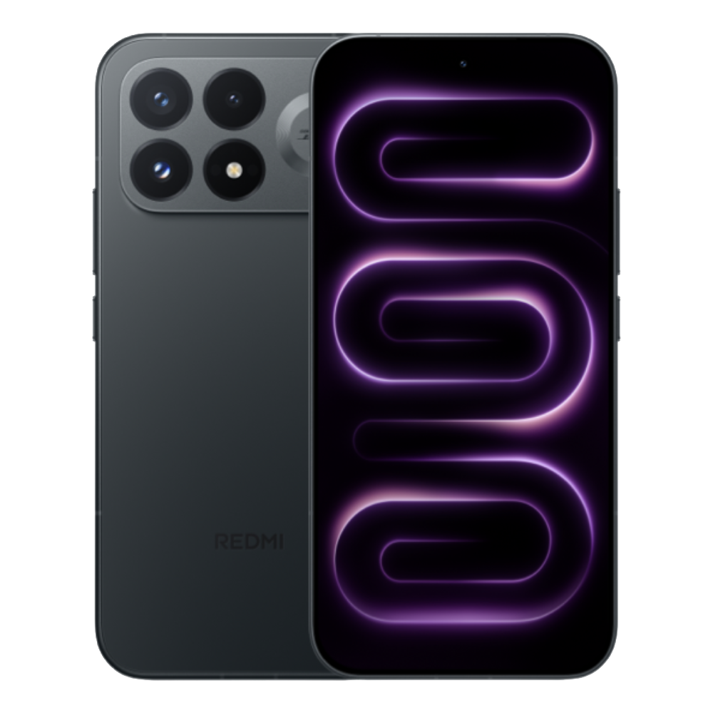 Redmi K100 Pro Front and Back in Black 