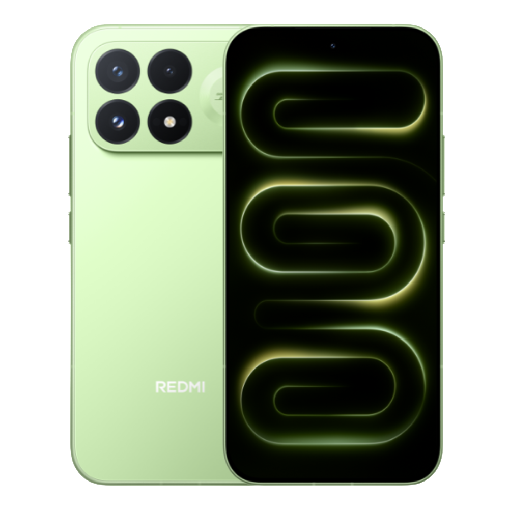 Redmi K100 Pro Front and Back in Fireflies chasing the light