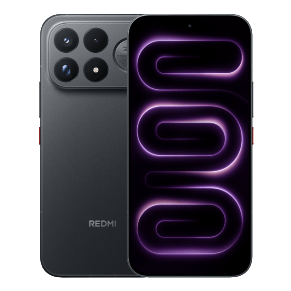 Redmi K100 Pro Max Front and Back in Black