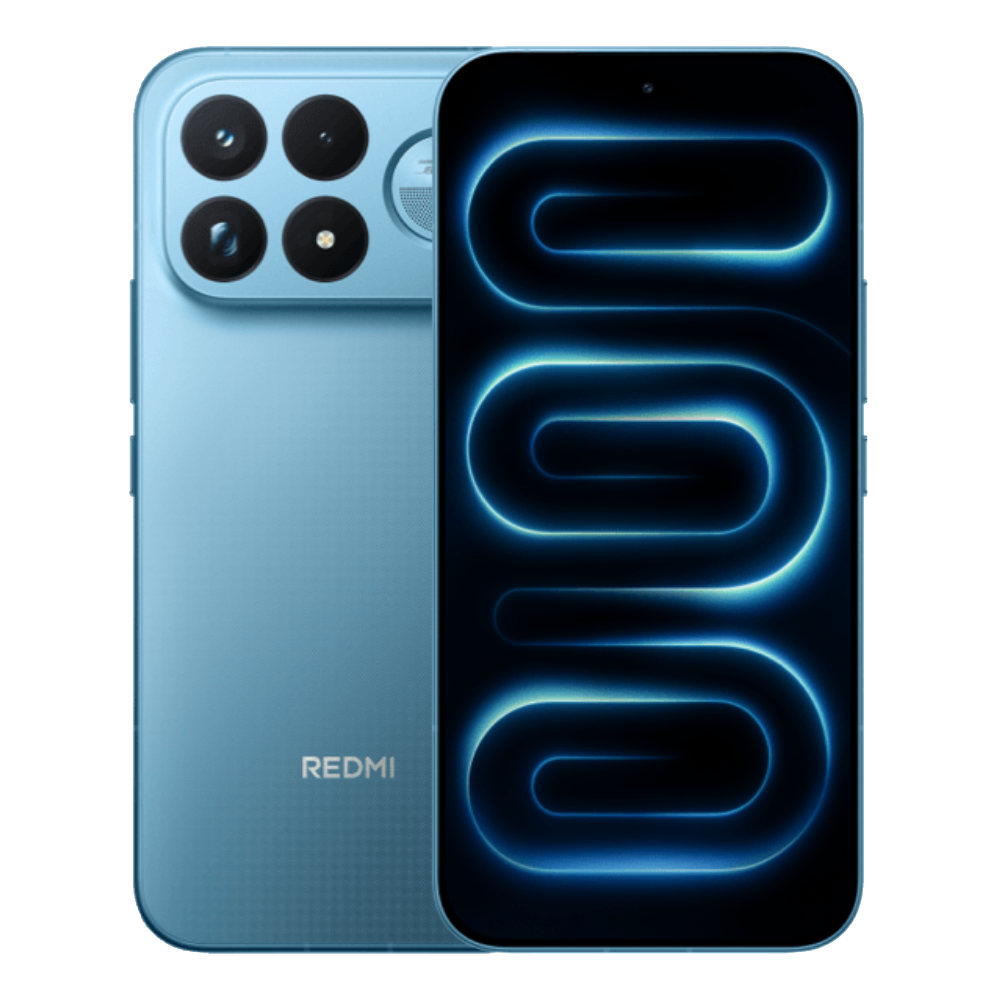 Redmi K100 Pro Max Front and Back in Chasing Wind Blue