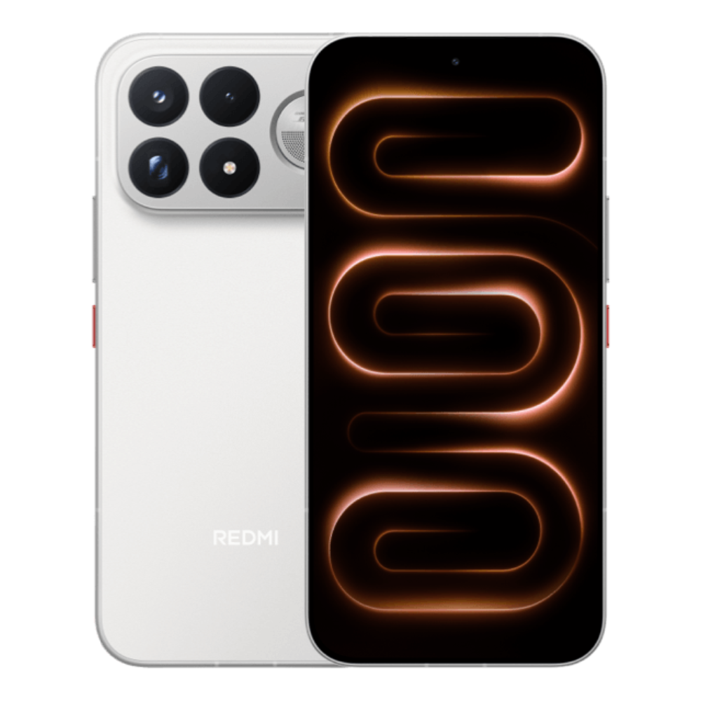Redmi K100 Pro Max Front and Back in Flowing Gold White