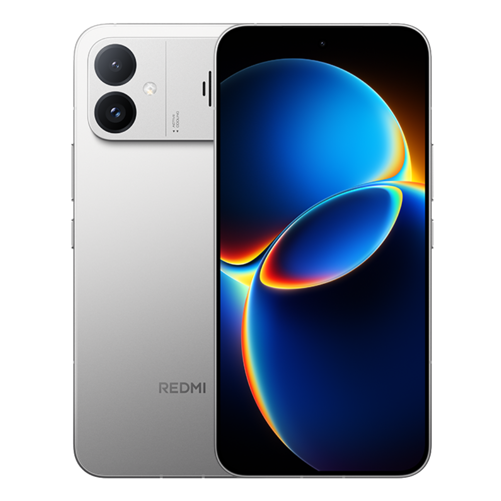 Redmi K90 Max front and back in Space Silver