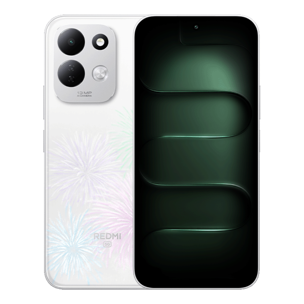 Redmi M100 Front and Back in Starry White